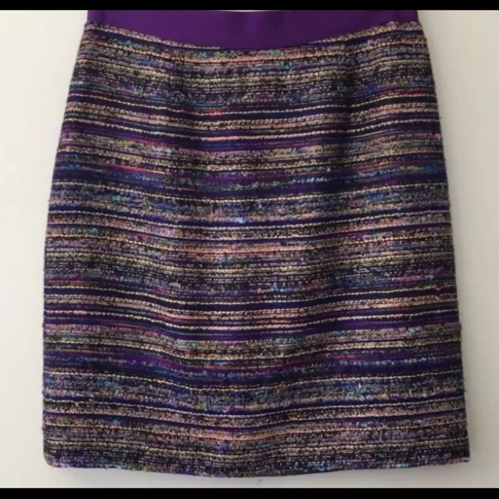 Kate Spade New York Sz 4 metallic pencil skirt